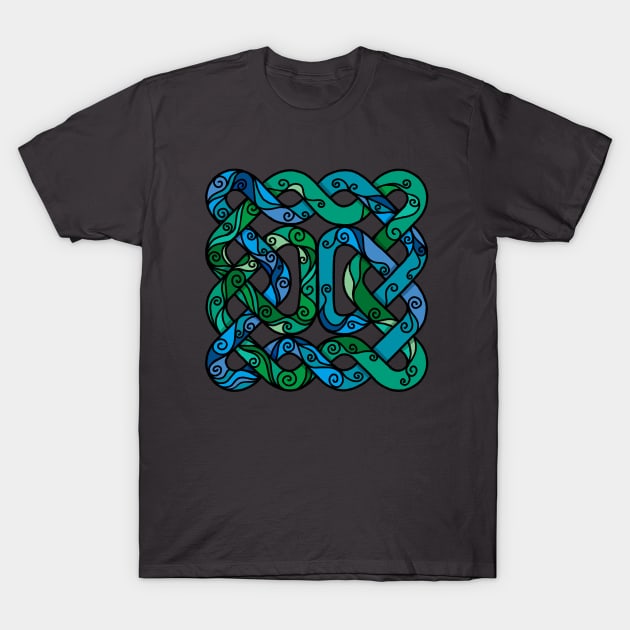 Celtic Knotwork T-Shirt by Beth Wilson